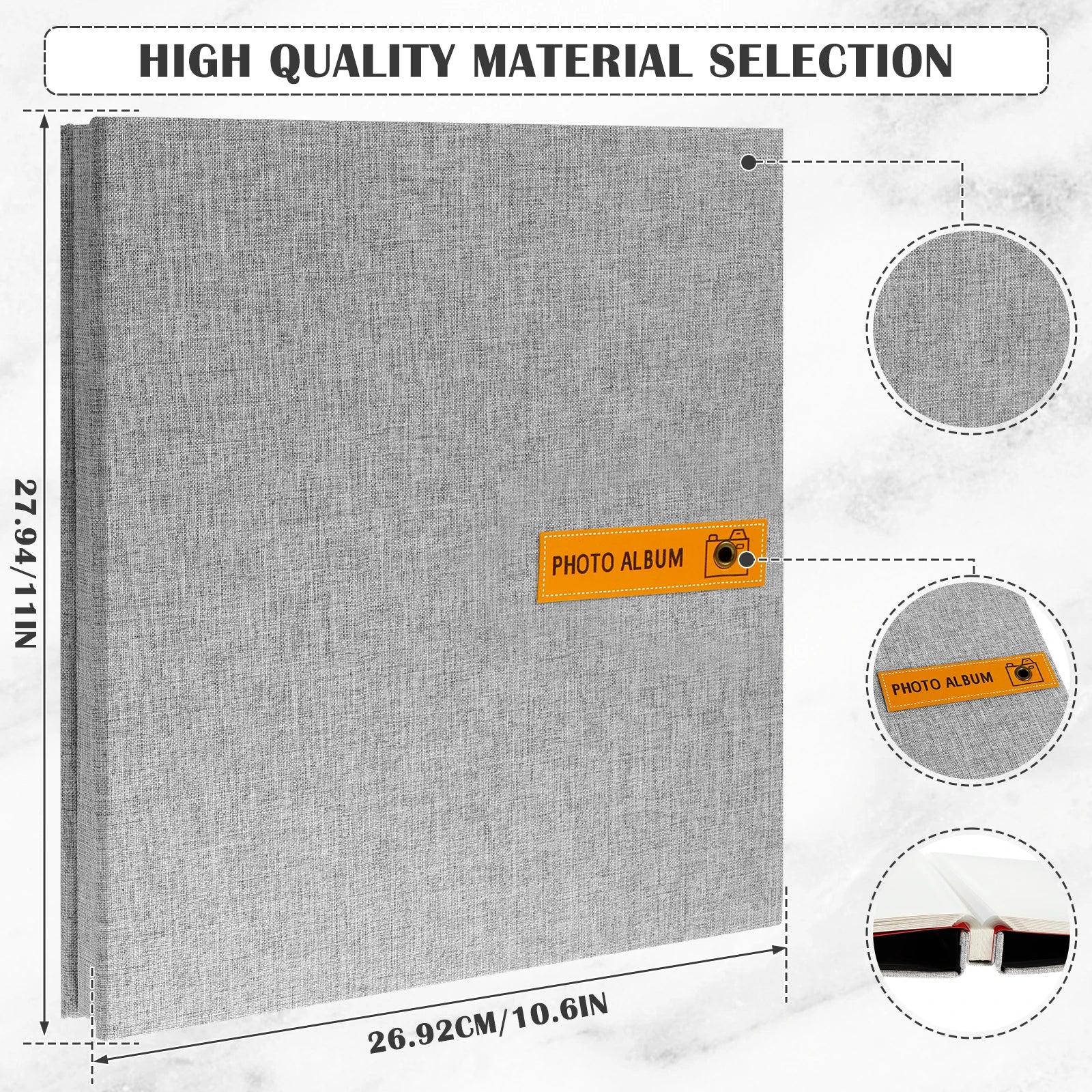 60 Pages Large Photo Album Self Adhesive Photo Album