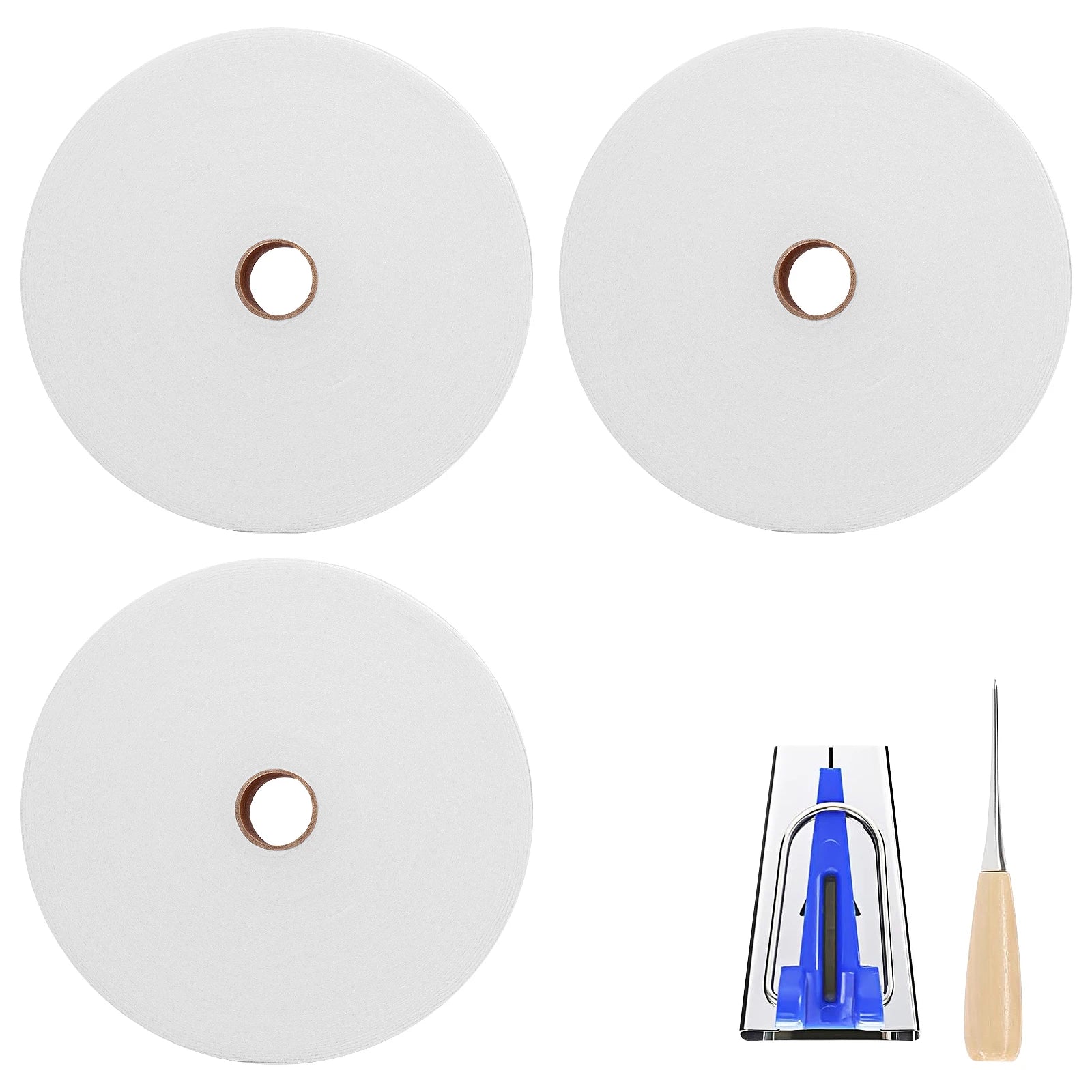 3 Rolls Jelly Roll Batting Strips Polyester