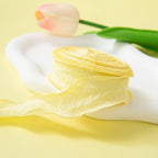 10Yards/Roll Pleated Chiffon Ribbon Wavy Edged