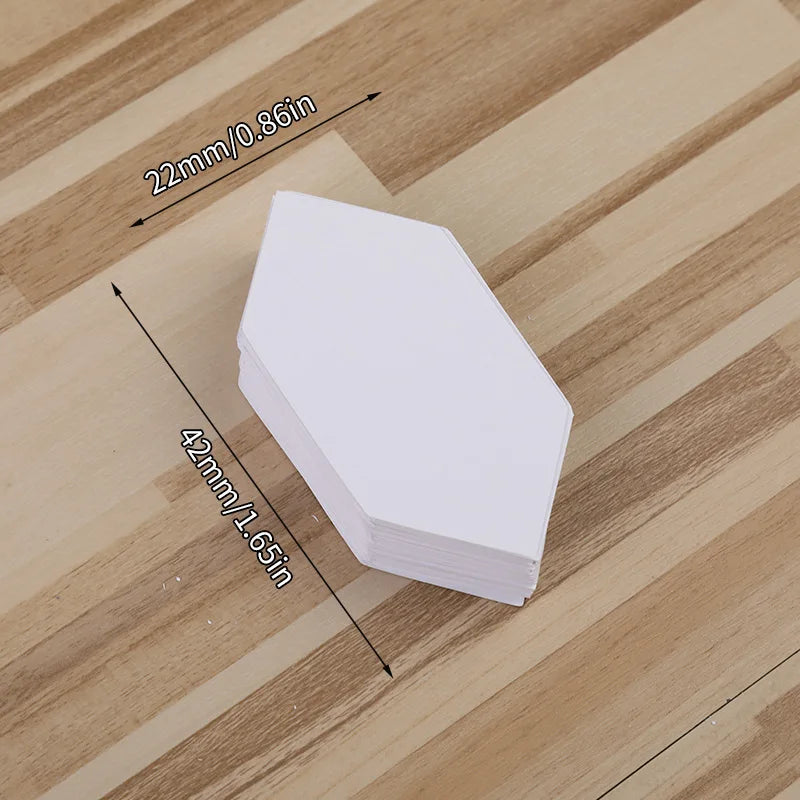 100 Pcs Paper Templates