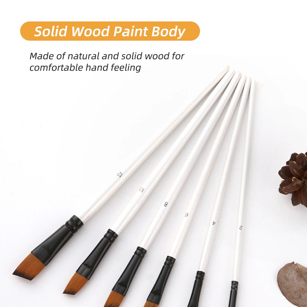 24pcs Draw Paint Brushes Set Kit