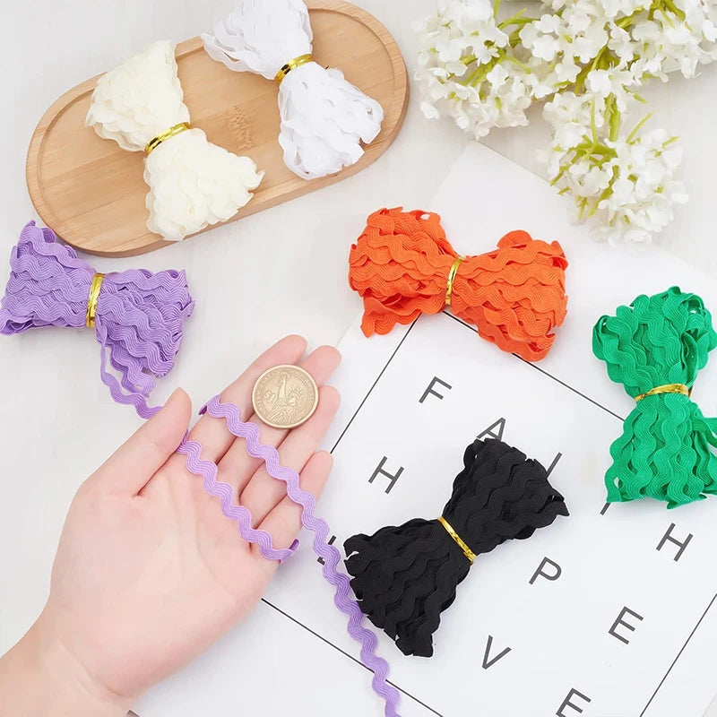 15 Yards 5mm Multicolor Terylene Ribbon