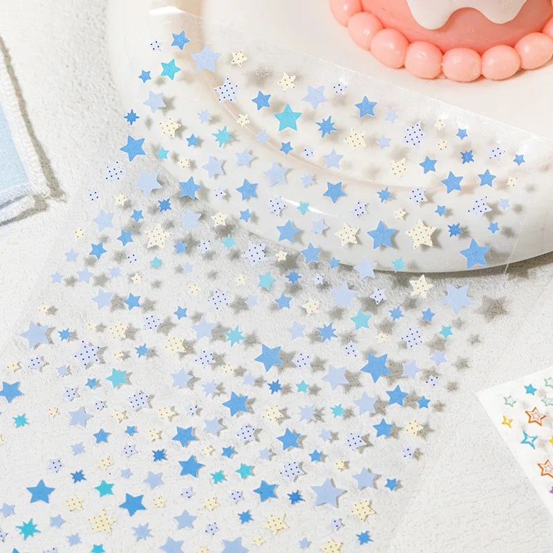 6sheets Kawaii Star Convenience Store Series Die Cutting Stickers