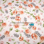 Rose Printed Cotton Fabrics by the Meter