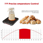 A52Q-Sourdough Starter Warmer Warming Mat With 70-100° F Precise Thermostat