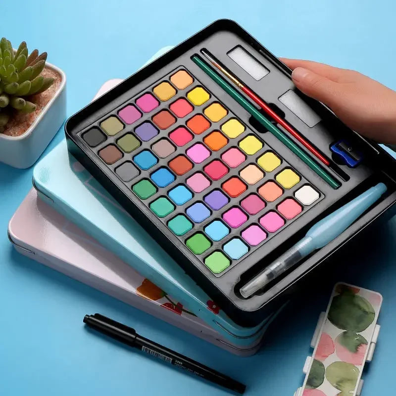 Watercolor Painting  48 Colors