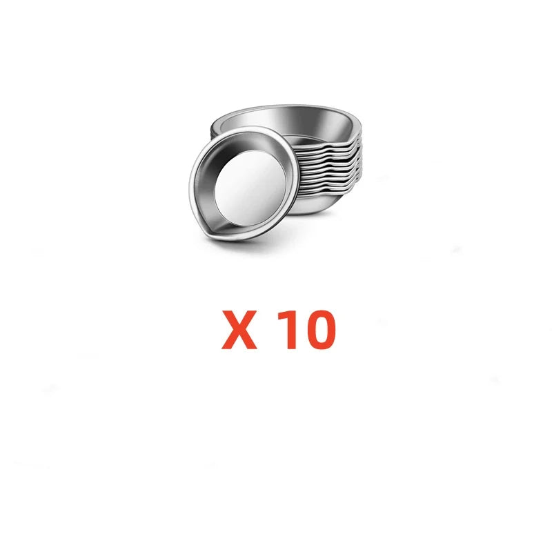 10/20Pcs Stainless Steel Artist Palette