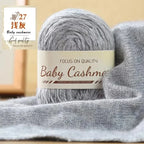 50g/roll Soft Wool Knitting Cashmere Long Thin Yarn