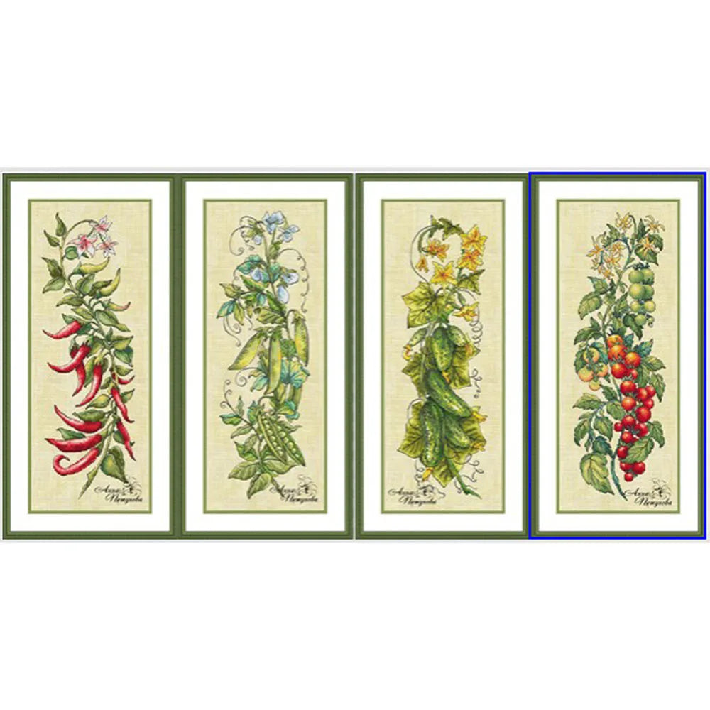 Needlework Kit NOT PRINTED Cross Stich Painting Set