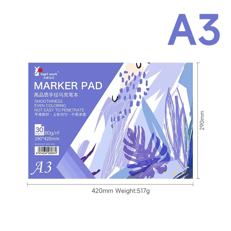 Marker Pads A3/A4/A5 Art Sketchbook