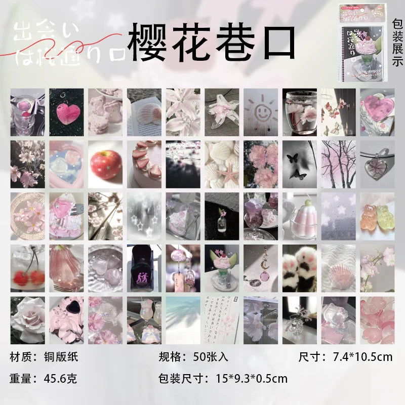 50sheets Scrapbook Background Paper