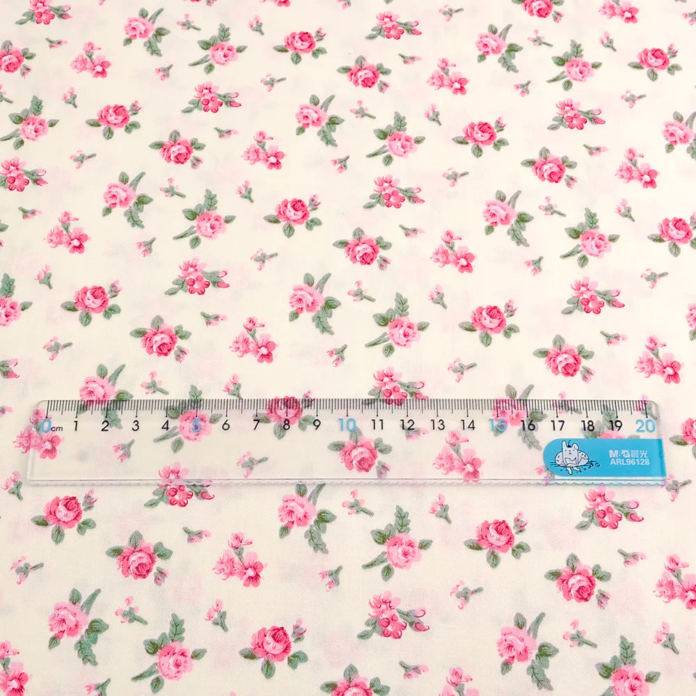 Rose Printed Cotton Fabrics by the Meter