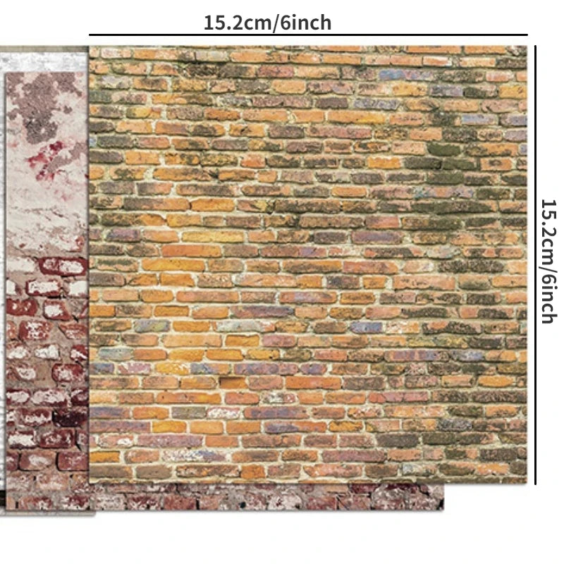 Wall Texture Scrapbook Paper Pad 6x6