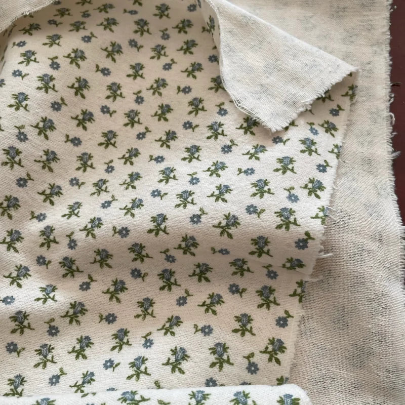 Floral print spring and autumn cotton fabric