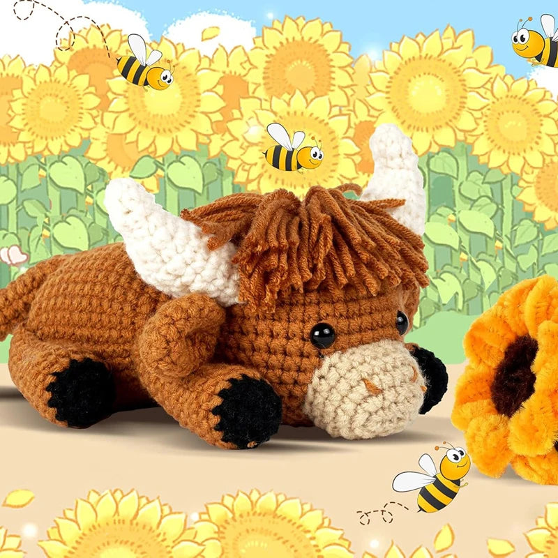 Crochet Kit Highland Cow