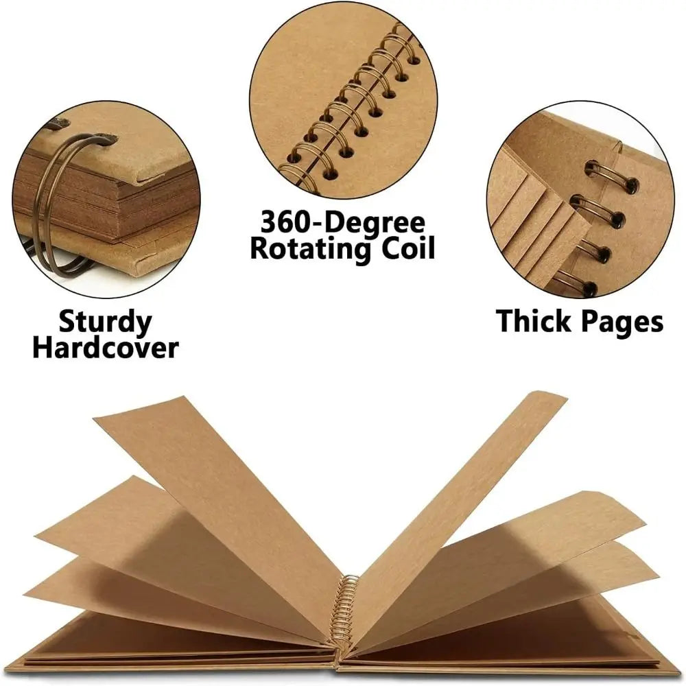 Kraft Paper Scrapbook Graffiti Simple Photo Album