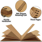 Kraft Paper Scrapbook Graffiti Simple Photo Album