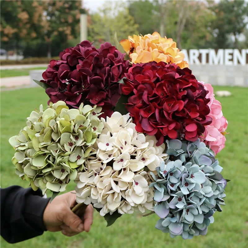 Artificial Hydrangea Wreath Wedding Flowers