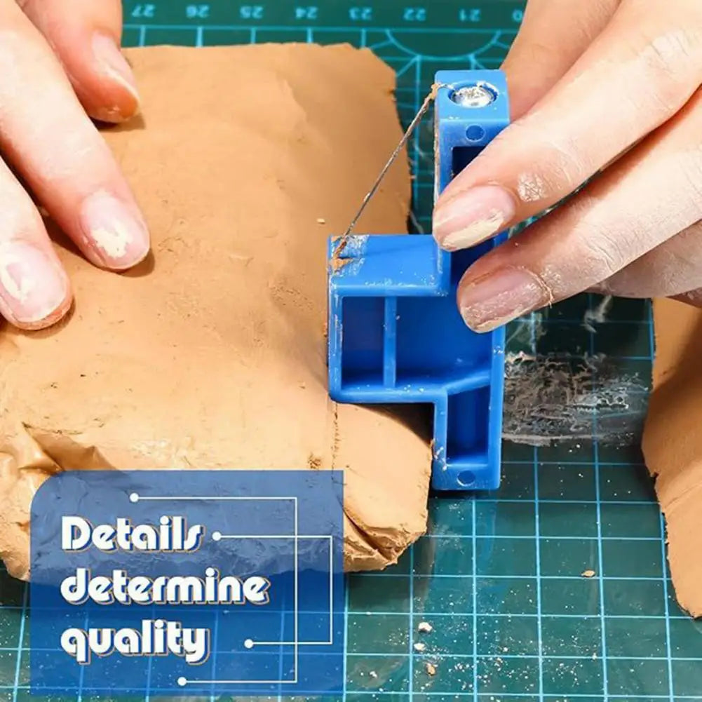 Pottery Angle Cutting Clay Tools Portable Mud Board Splicing Trimming Tools