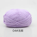 40-50g/Set 4ply Milk Cotton(80%) Knitting Yarn