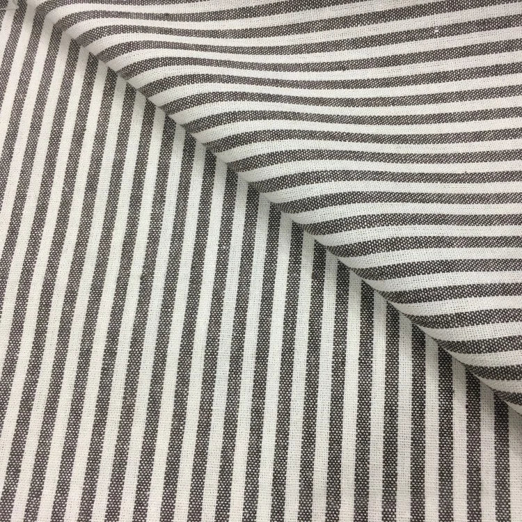 High Quality Yarn-dyed Fabric Striped Cotton Linen Fabric