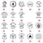 Custom Pottery Stamp for Clay Logo Design Personalized Customized Stamp