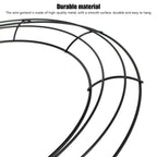 3 Pcs Metal Wreath Frame 20CM Wire Wreath Rings