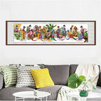 Joy Sunday Embroidery Twelve Jinling Ladies Stamped Cross Stitch
