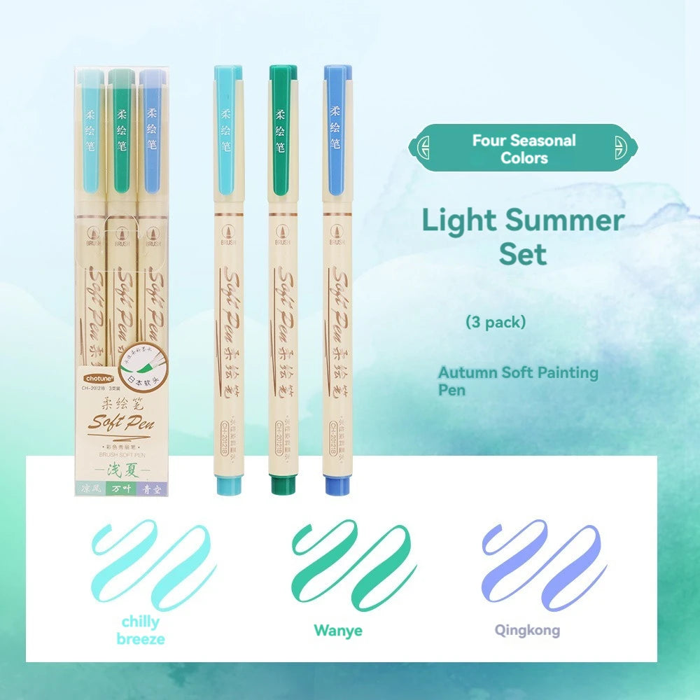 24/3 Color Vintage Watercolor Lettering Art Marker