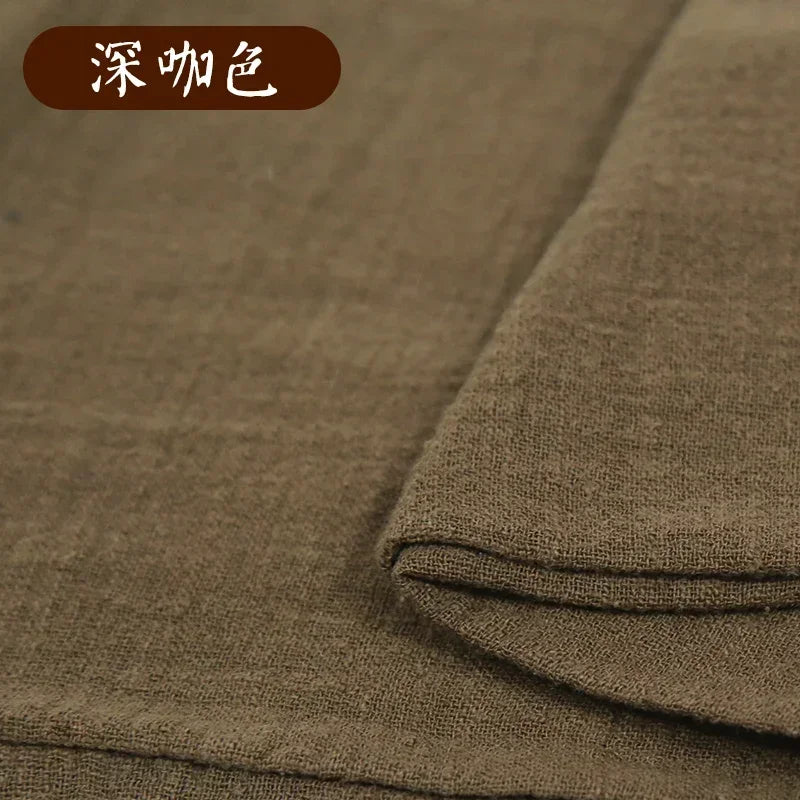 Soft Thin Linen Cotton Fabric