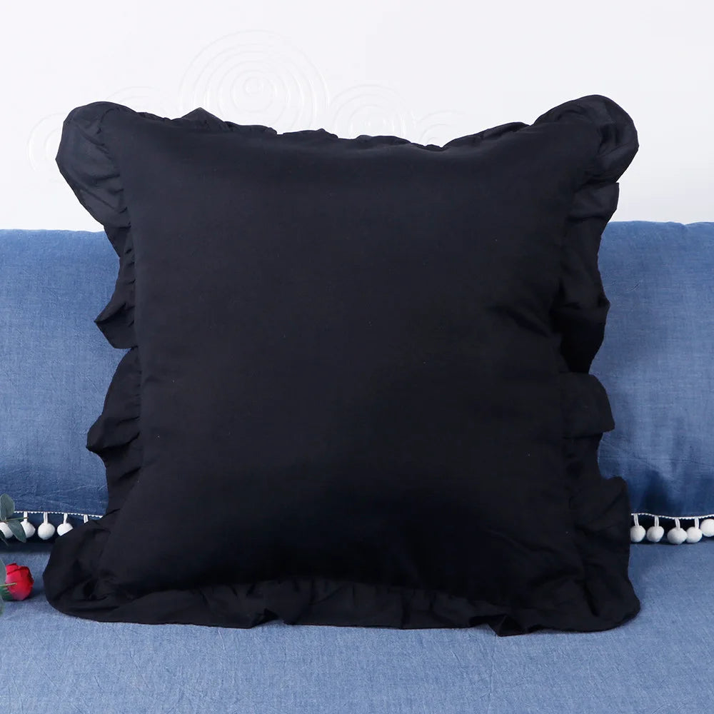 1-Pack Pillowcases with Ruffles (No Pillow Core)