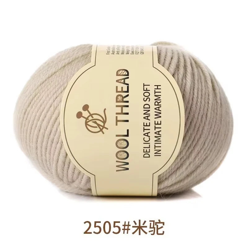 Medium Thick Wool Cashmere Yarn