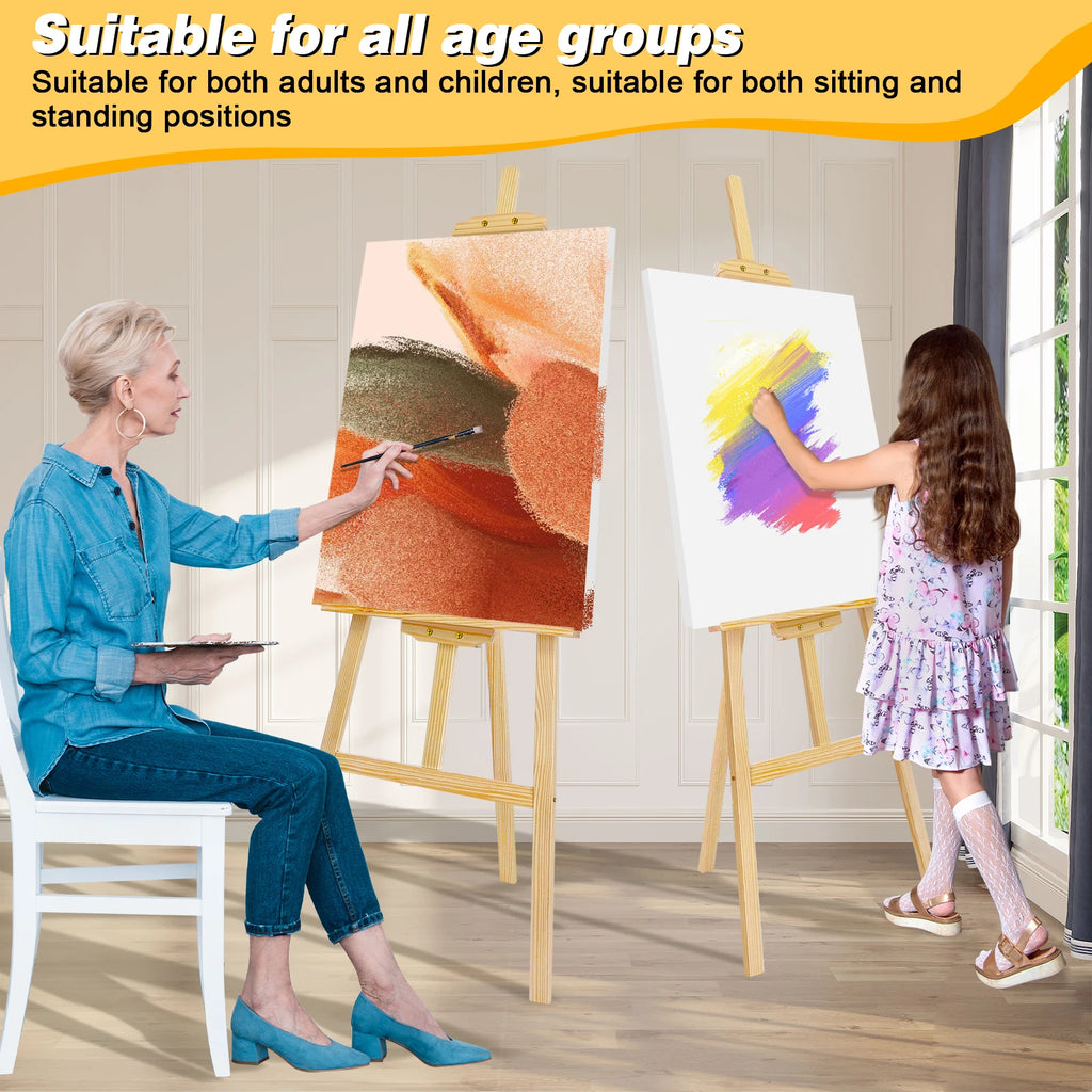 Easel Stand 59’ Canvas Easel for Painting