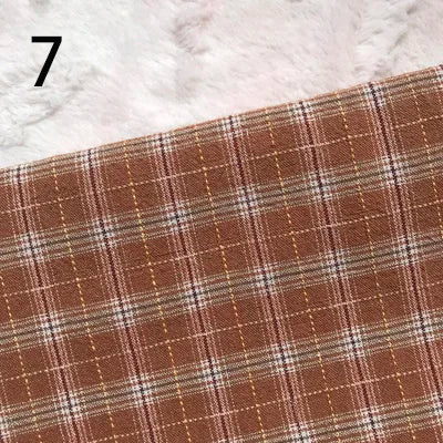 50x70cm yarn-dyed first dye woven cotton plaid brocade