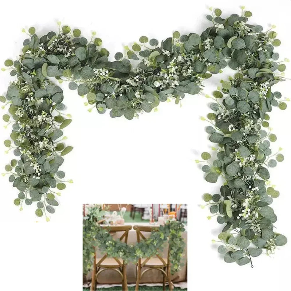 Artificial Eucalyptus Garland