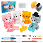 4Pcs Crochet Kit for Beginners