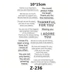 Clear Stamps for Scrapbooking Paper