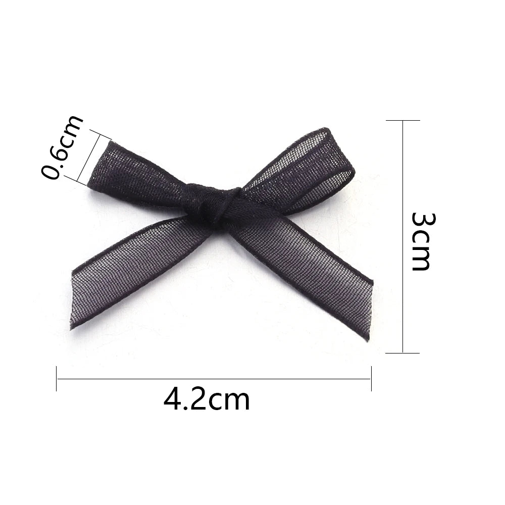 20pcs/lot Colorful Organza Mini Ribbon Bow