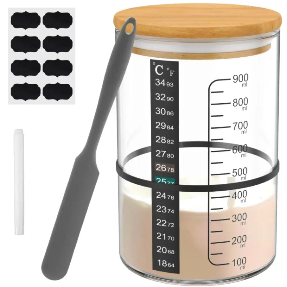 900ml Capacity Sourdough Starter Jar