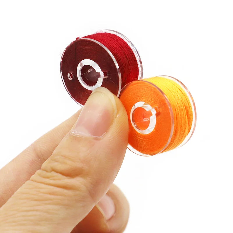 1 set 36 colors sewing thread pre-filled bobbins