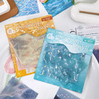 20pcs Flowing Light Wave Shadow Series Wave Theme PET Stickers