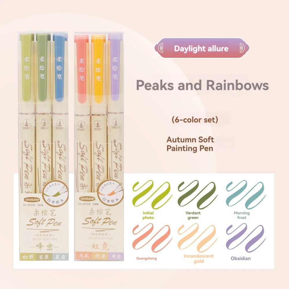 24/3 Color Vintage Watercolor Lettering Art Marker