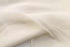 50cm*120cm Silk Linen Fabric White Dress Material