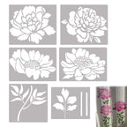 Garden Fence Large Flower Template