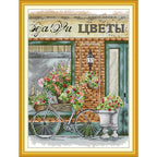 Joy Sunday Pre-printed Cross Stitch Kit