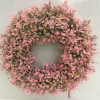 45cm Artificial Babysbreath Wreath