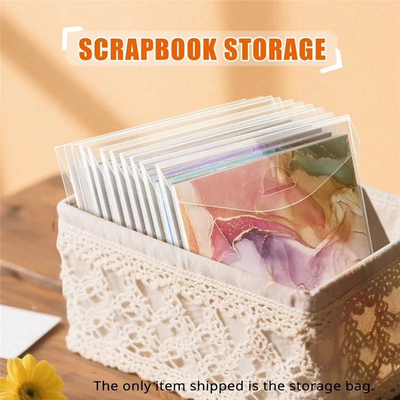 Scrapbook Scrap Storage With Lid
