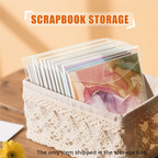 Scrapbook Scrap Storage With Lid