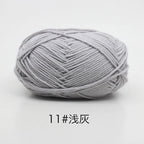 40-50g/Set 4ply Milk Cotton(80%) Knitting Yarn