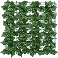 1M/3M Artificial Green Leaf Fence Panels Faux Privacy Fence Screen For Home Outdoor Garden Balcony Decoration
